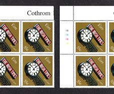 2009 Ireland The 150th Anniversary of "The Irish Times" Commemorative Stamp Plate Blocks 1A1A1A1A & 1B1B1B1B1B Mint Never Hinged (MNH)