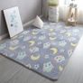 Area Rug Glow in The Dark Large Soft Rug for Bedroom Living Room Washable Carpet Home Decor Grey Owl 120x60cm (FREE POSTAGE) Image 4