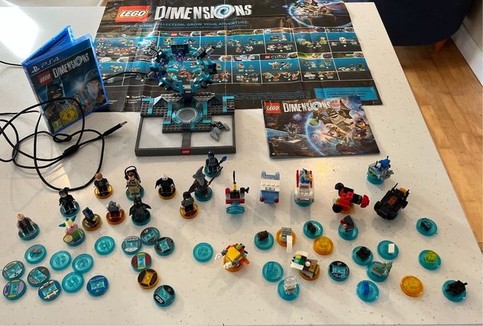 LEGO Dimensions PS4 / PS5 Starter Pack + Huge 40+ Expansion Bundle (Characters & Vehicles)