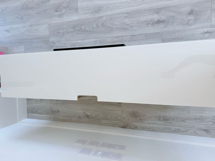 TV stand with doors