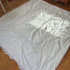 Handmade embroidered duvet cover