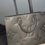 Louis Vuitton OnTheGo MM  Anthracite Grey Monogram Empreinte  Brand New Image 4