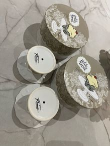 Rosanna Petite Treat Pedestal Set of 2 with Original Boxes