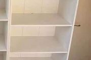 white bookcase