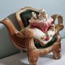Rare Collectible  Royal Albert 'Old Country Roses' Large Autumn Chair  Teapot by Cardew Design Image 3