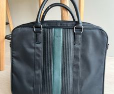 Ted Baker Mens Black Laptop Bag Work Briefcase