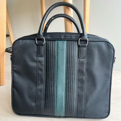 Ted Baker Mens Black Laptop Bag Work Briefcase
