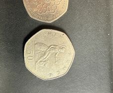 50 pence X 2