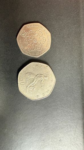50 pence X 2