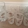 Cerve Glass Covetro Gold Wheat Set Made in Italy c1950s Image 3