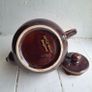 Arthur Wood Brown Ceramic Teapot Image 3