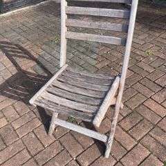 Solid wood chairs x 2