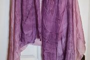 Large purple gradient scarf