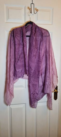 Large purple gradient scarf