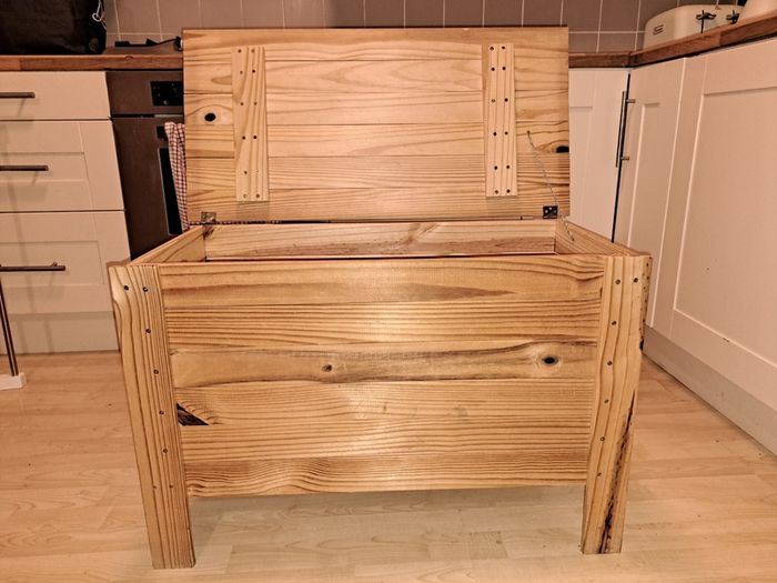 Wooden Trunk, Storage Chest