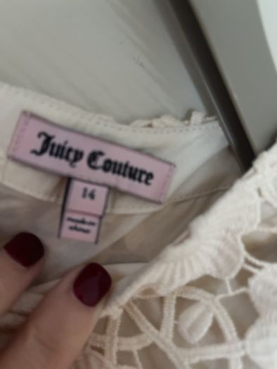 Juicy couture cream Dress size 14