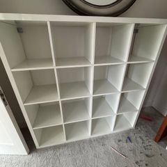 IKEA Kallax (White, 5x5) x 2 plus DRONA boxes