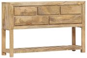 Sideboard 120x30x75 cm Solid Mango Wood