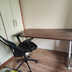 Desk and office chair