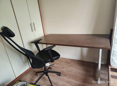 Desk and office chair