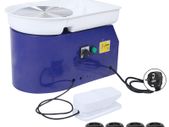 BRAND NEW Deep Blue 350W 24cm Brushless Electric Pottery Wheel Machine for Student and Amateur electric pottery wheel Ceramic Shaping Tool