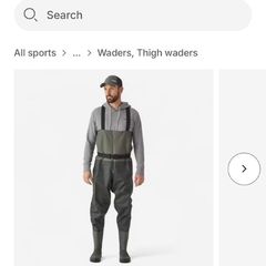 XL Fishing Waders Decathlon