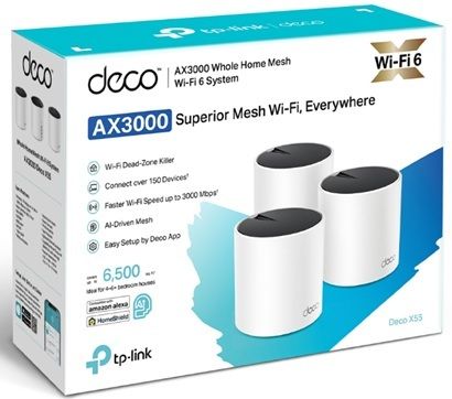 Deco X55 Mesh Wi-Fi Triple Pack