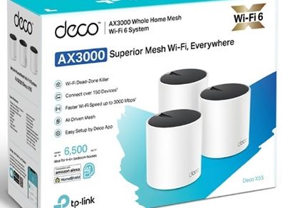 Deco X55 Mesh Wi-Fi Triple Pack