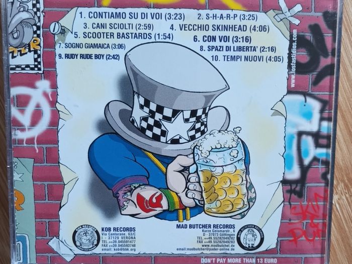 CD Punk/Oi! - Los Fastidios Italian Oi!/Punk