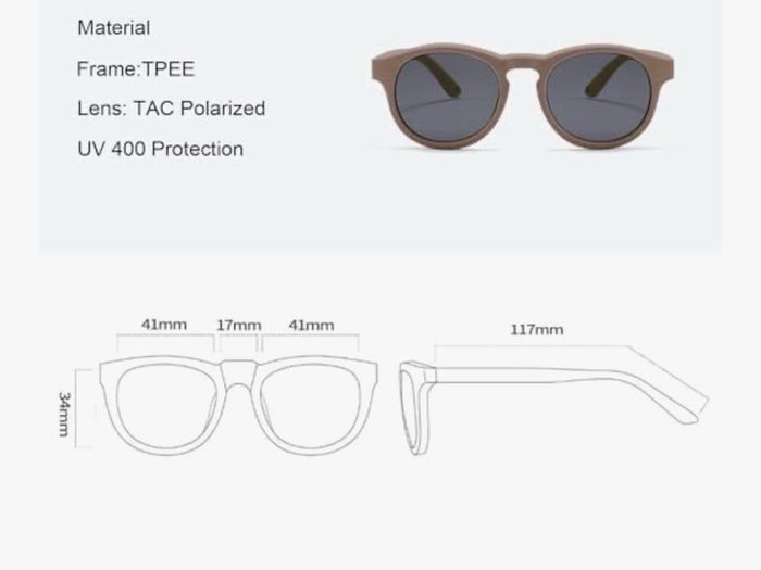 Brown baby sunglasses