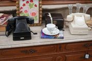 Pair of Irish P&amp;T L.M. Ericsson Hand-Crank Desk Telephones