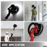1200w Hand Held Drywall Sander 225mm 6 Variable Speed Dust Extracting Electric Image 5