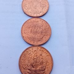 Uncirculated English Half Pennies