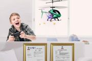 Helicopter Remote Control Emergency Stop With Hover Function 3.5 Channel Toy for Boy Children Gift