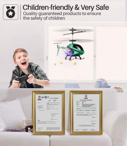 Helicopter Remote Control Emergency Stop With Hover Function 3.5 Channel Toy for Boy Children Gift