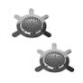 Charcoal Holder Bowl Screen 3 Pack Metal Image 2