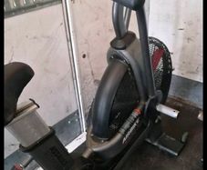 Assault bike one left with monitor