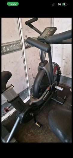Assault bike one left with monitor