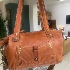 Vintage Fossil leather bag