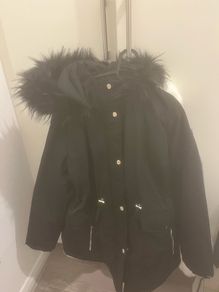 womans fur coat