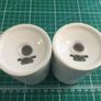 Belleek Living Ripple Salt & Pepper Shakers Image 5