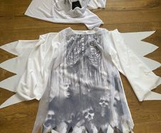 Kids Creepy Spirit Ghost Halloween Costume with Mask