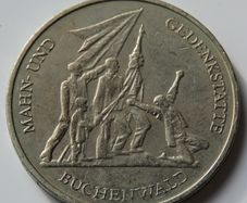 Buchenwald Concentration Camp DDR 10 Mark 1972 East Germany