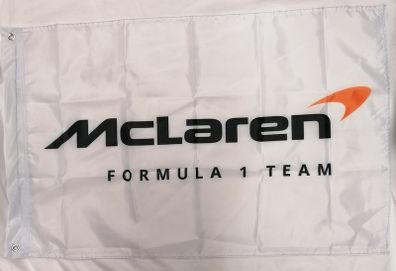 McLaren Formula one Racing flag 3ft x 2ft.