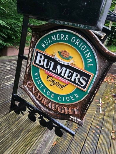 Original Bulmers Vintage double sided sign