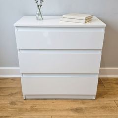 White Ikea 3 Drawer