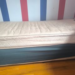 single bed with base