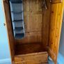 Solid Pine Wardrobe Height 179 cm   Width 92cms Image 2