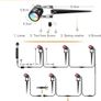 Garden Spot Lights Waterproof 20m Extendable Cable Plug-in Outside 12v Time Image 2