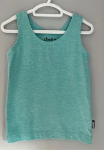 Bonds Baby Stretchies Chesty - Aqua Size 6-12 mths EUC